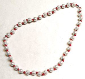 結びネックレス（サイズ：40cm）